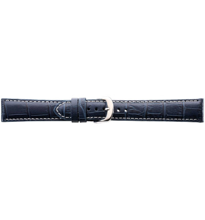 Uhrenband Blau, Louisiana-Sport Kroko