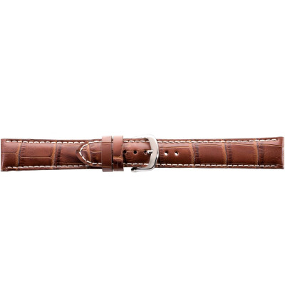 Uhrenband Braun, Louisiana-Sport Kroko