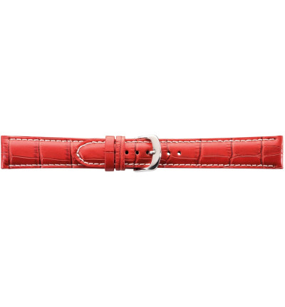 Uhrenband Rot, Louisiana-Sport Kroko