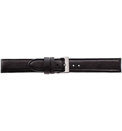 Uhrenband Schwarz glatt, Mailand