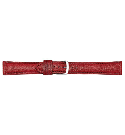 Uhrenarmband Öko-Nappa, genarbt Bordeaux