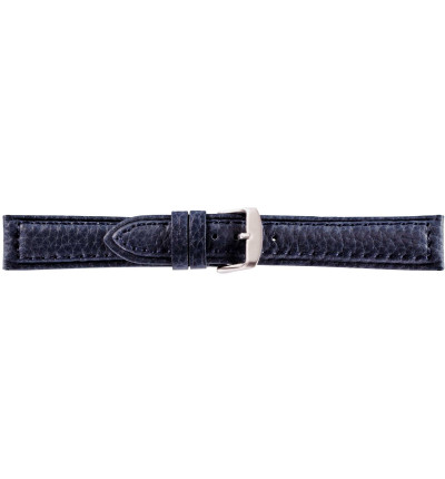 Uhrenband Blau, Soft-Bull genarbt