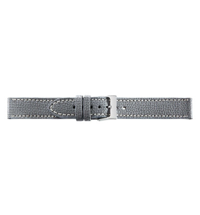 Uhrenband Grau genarbt, Alta Moda, 3544