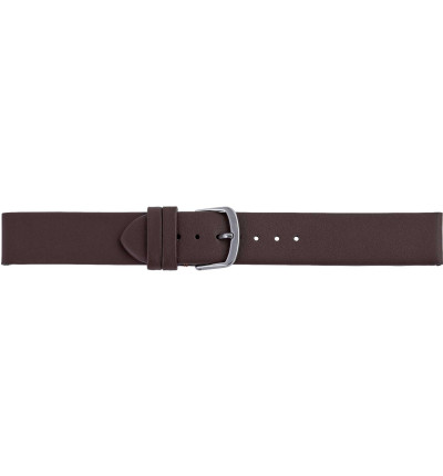 Uhrenband Beach 2 Dunkelbraun glatt | Breite konstant