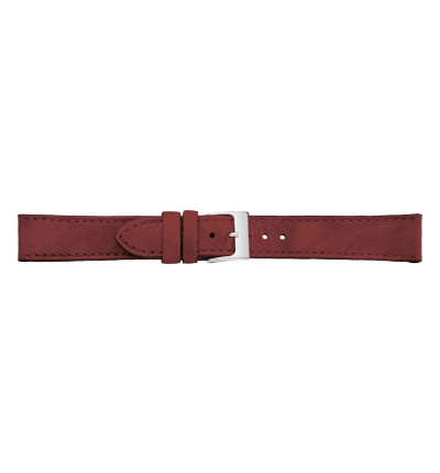 Uhrenband Dunkelrot glatt, Piemont, 1825