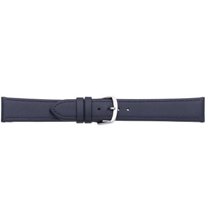 Uhrenband Dunkelblau glatt, Elegance, 3088