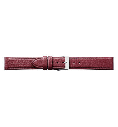 Uhrenband Lady Edition Bordeaux genarbt | Breite konstant