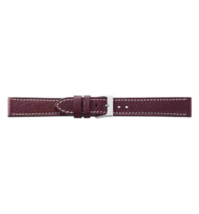 Uhrenband burgund genarbt, Naturale, 1920