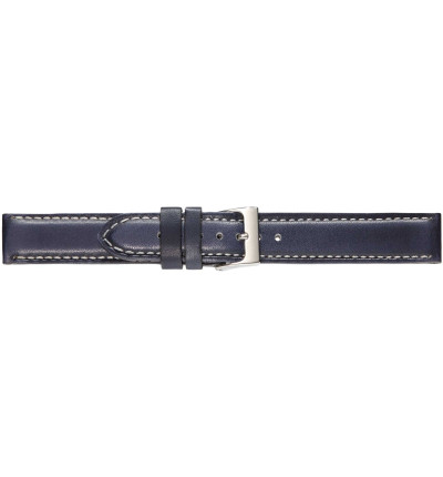 Uhrenband Blau glatt, Rustico, 0288