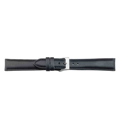 Uhrenband Schwarz glatt, Italo-Nappa, 4147