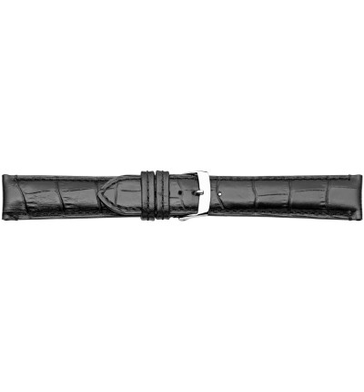 Uhrenband Schwarz Kroko, Paris 9748