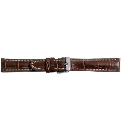 Uhrenband Braun Kroko, Swiss-Chrono 2, 6450