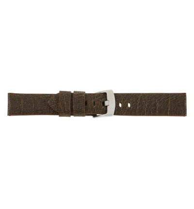 Uhrenband Dunkelbraun, Vegan-Chrono, 6258