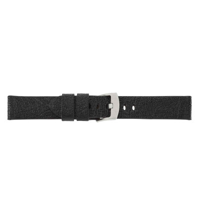 Uhrenband Schwarz, Vegan-Chrono, 6247