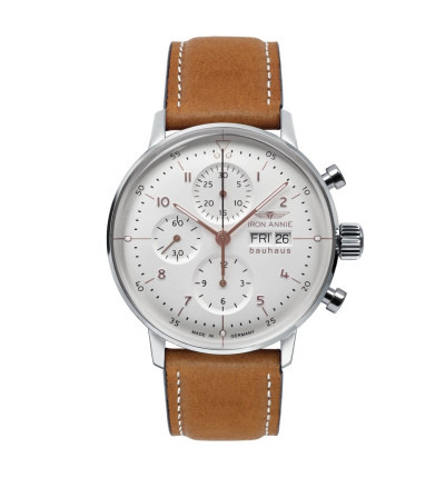 Iron Annie Ersatzarmband "Bauhaus 1" 5018-4, 22 mm braun