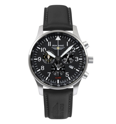 Iron Annie Ersatzarmband "F13 Tempelhof" 5682-2, 22 mm schwarz