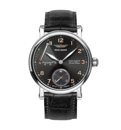 Iron Annie Ersatzarmband "Jubiläum 30 Jahre" 5902-2, 22 mm schwarz