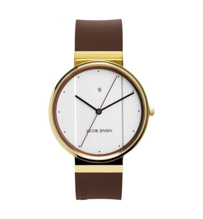 Ersatzarmband für Jacob Jensen Herren-Armbanduhr New Shiny 778