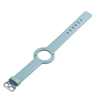 Jacob Jensen, Ersatzarmband Strata, Leder hellblau 20 mm