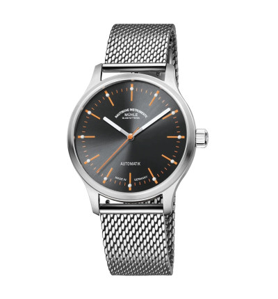 Mühle-Glashütte Ersatzarmband Panova Grau, M1-40-75-MB-2 silber