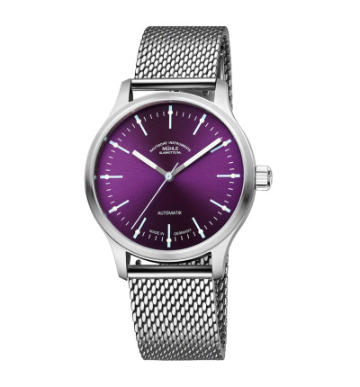 Mühle-Glashütte Ersatzarmband Panova Violett, M1-40-78-1-MB-2 silber