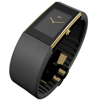 Ersatzarmband Rosendahl "Watch 2 Large" 43165, schwarz
