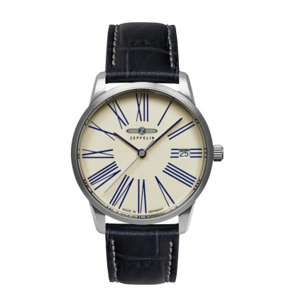 Zeppelin Ersatzarmband "Flatline" 8345-1, 18 mm dunkelblau
