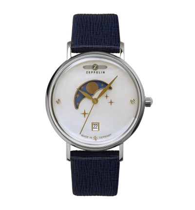 Zeppelin Ersatzarmband "Luna" 7133-1, 18 mm blau