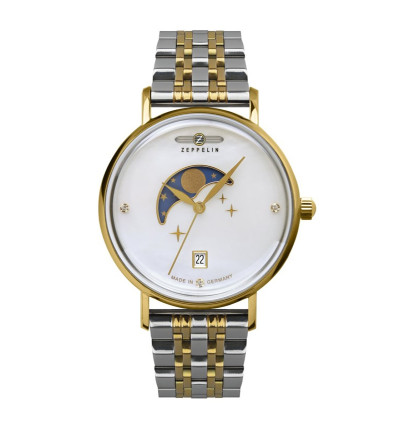 ZEPPELIN Uhrenarmband "Luna" 7133M-5, 18 mm bicolor