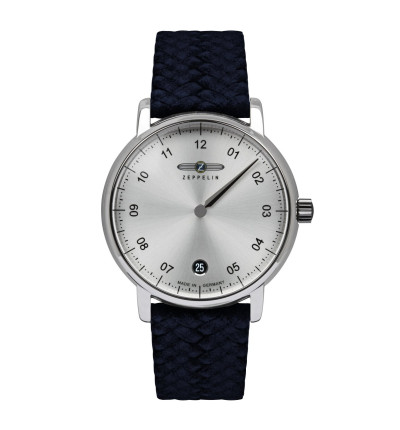 Zeppelin Uhrenarmband "New Captains Line" 8643-4, 18 mm blau