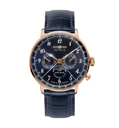 Ersatzarmband für Zeppelin Herrenuhr LZ 129 Hindenburg Mondphase, Modell 7038-3