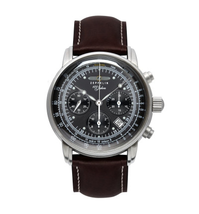 Zeppelin Uhrenarmband "100 Jahre Zeppelin" 8618-2, 22 mm braun