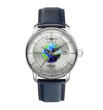 Zeppelin Ersatzarmband "Atlantic" 8468-1, 22 mm blau