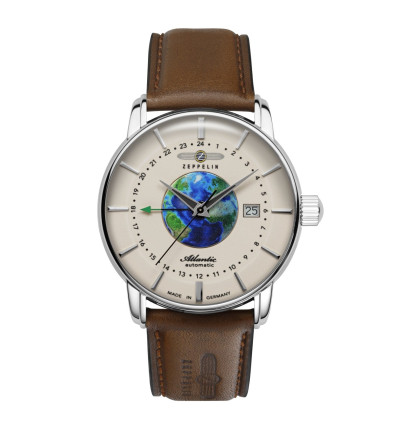 Zeppelin Ersatzarmband "Atlantic" 8468-5, 22 mm braun