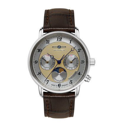 Zeppelin Ersatzarmband "Friedrichshafen" 8537-5, 18 mm braun