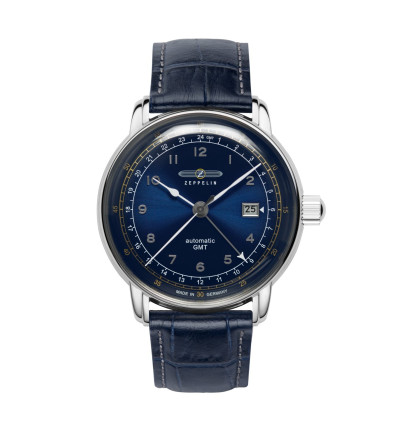 Zeppelin Ersatzarmband "LZ 126 Los Angeles" 7668-3, 22 mm blau