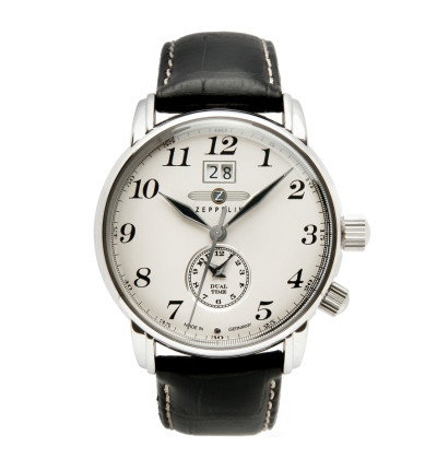 Zeppelin Herrenuhr 7644-5, Kollektion LZ 127 Graf Zeppelin, zweite frei wählbare Uhrzeit