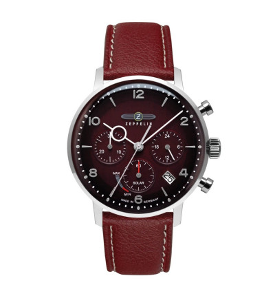Zeppelin Ersatzarmband "LZ 129 Hindenburg" 8086-2N, 20 mm rot
