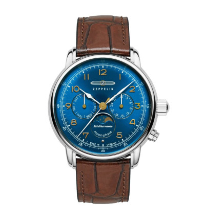 Zeppelin Uhrenarmband "Méditerranée" 9636-3, 20 mm braun