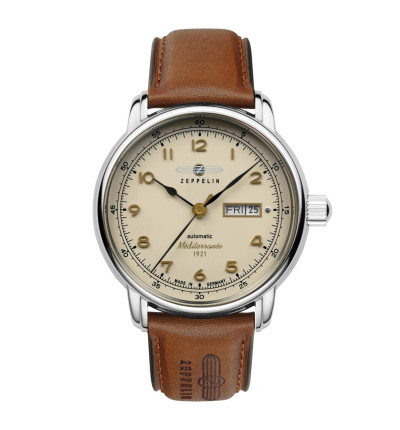Zeppelin Uhrenarmband "Méditerranée" 9664-5, 20 mm braun