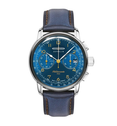 Zeppelin Uhrenarmband "Méditerranée" 9670-3, 22 mm blau