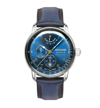 Zeppelin Uhrenarmband "Méditerranée" 9690-3, 22 mm blau