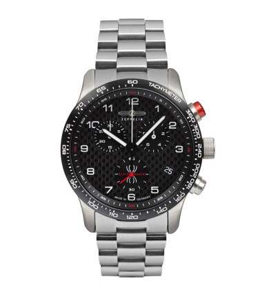 ZEPPELIN Uhrenarmband "Night Cruise" 7294M-4, 22 mm silber