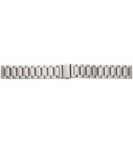 HERZOG Metallarmband massiv 22 mm matt