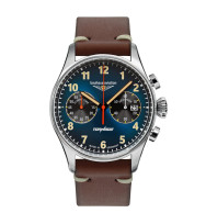 BAUHAUS Ersatzarmband "Aviation Tornado" 2772-3, 22 mm braun