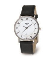 Uhrenarmband BOCCIA TITANIUM "Classic" 3296-01 | schwarz 
