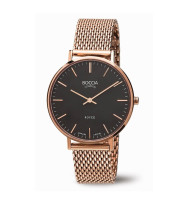 Uhrenarmband BOCCIA TITANIUM "Royce" 3590-10 | Milanaise 16 mm roségold Federsteg