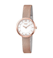 Uhrenarmband BOCCIA TITANIUM "Slim" 3266-07 | Milanaise 12 mm roségold Federsteg