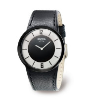 Uhrenarmband BOCCIA TITANIUM "Trend" 3161-01 schwarz