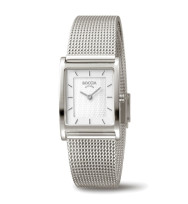 Uhrenarmband BOCCIA TITANIUM "Trend" 3294-05 | Milanaise 20 mm silber Federsteg